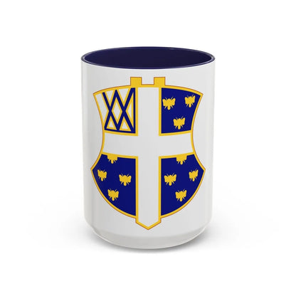 42nd Infantry Regiment (U.S. Army) Accent Coffee Mug-15oz-Navy-Go Mug Yourself