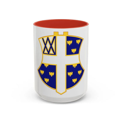 42nd Infantry Regiment (U.S. Army) Accent Coffee Mug-15oz-Red-Go Mug Yourself