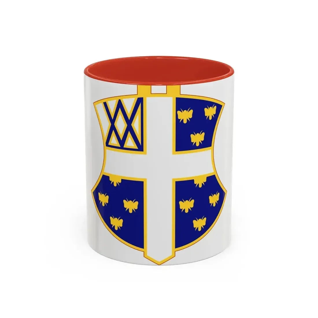 42nd Infantry Regiment (U.S. Army) Accent Coffee Mug 11oz Red - Go Mug Yourself