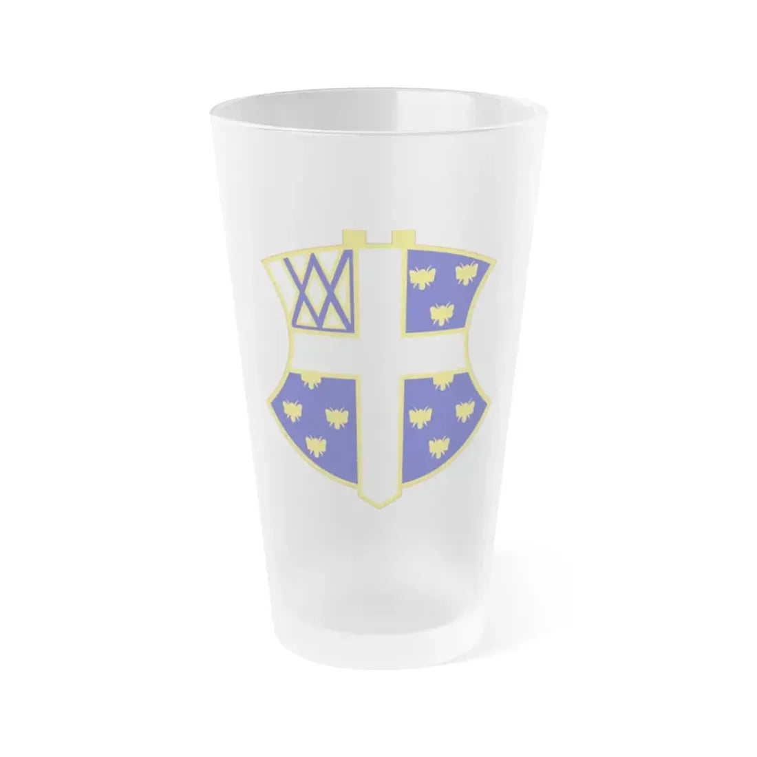 42nd Infantry Regiment (U.S. Army) Frosted Pint Glass 16oz Default Title - Go Mug Yourself
