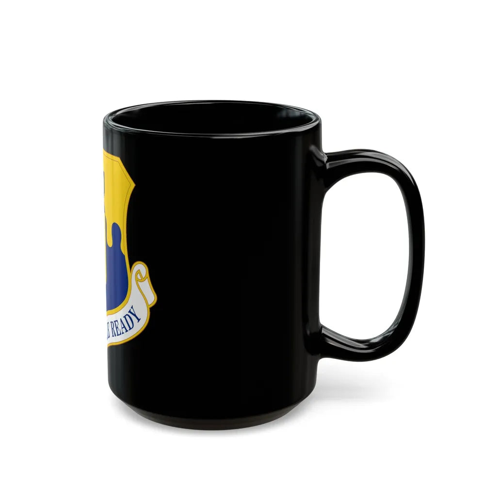 43 Air Mobility Operations Group AMC (U.S. Air Force) Black Coffee Mug-Go Mug Yourself