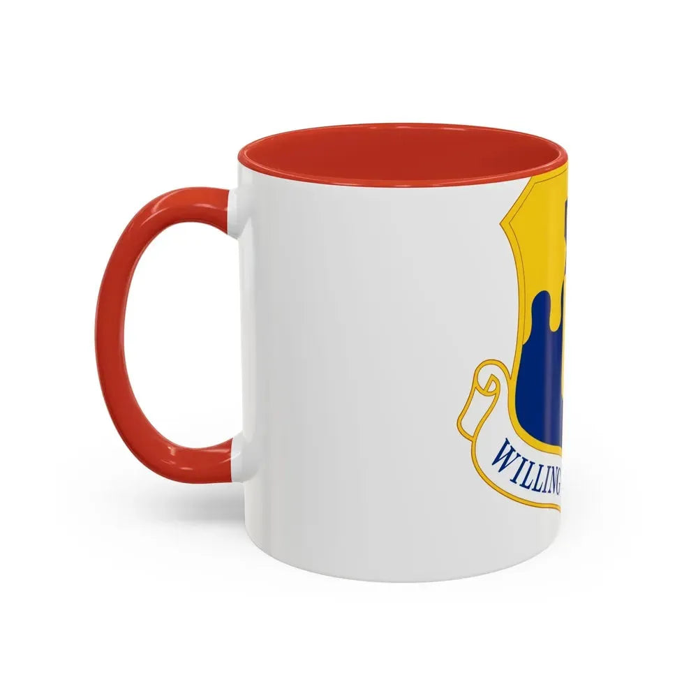 43 Air Mobility Operations Group AMC (U.S. Air Force) Accent Coffee Mug - Go Mug Yourself