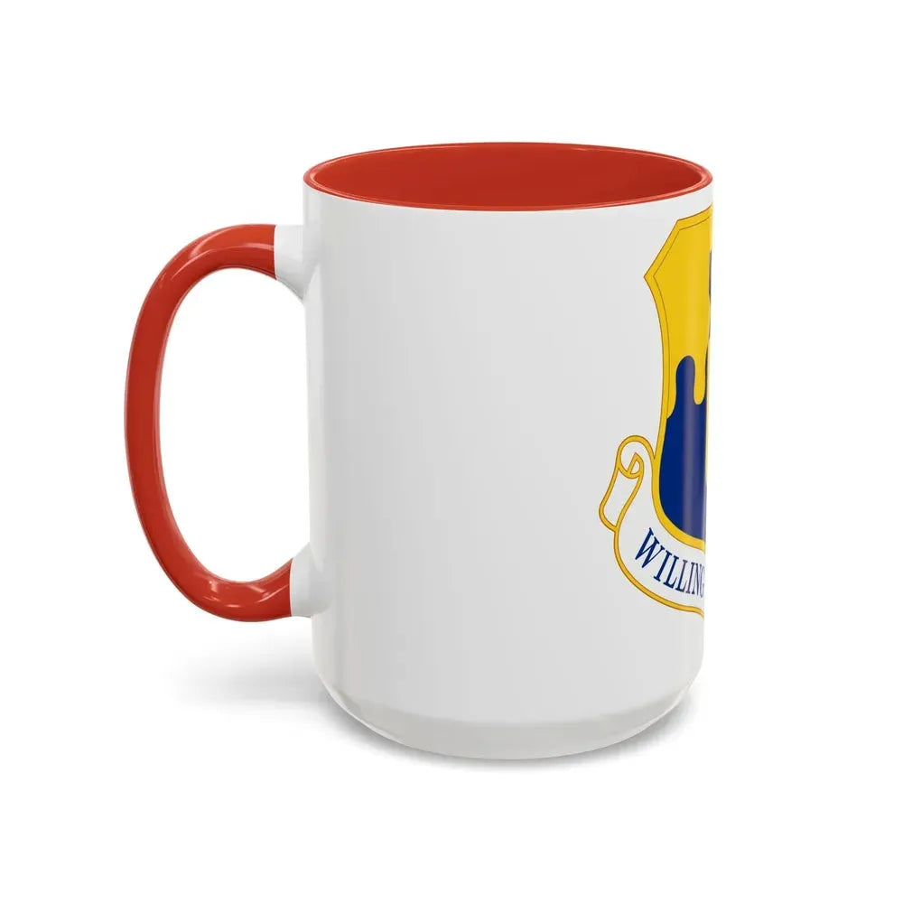 43 Air Mobility Operations Group AMC (U.S. Air Force) Accent Coffee Mug - Go Mug Yourself