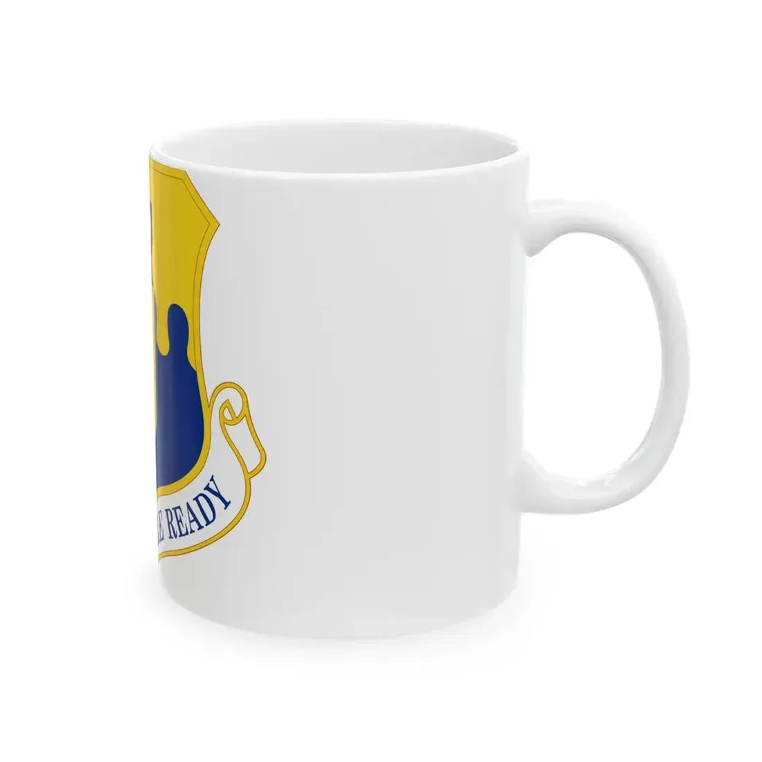 43 Air Mobility Operations Group AMC (U.S. Air Force) White Coffee Mug - Go Mug Yourself