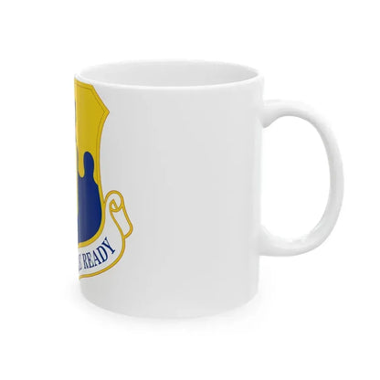 43 Air Mobility Operations Group AMC (U.S. Air Force) White Coffee Mug - Go Mug Yourself