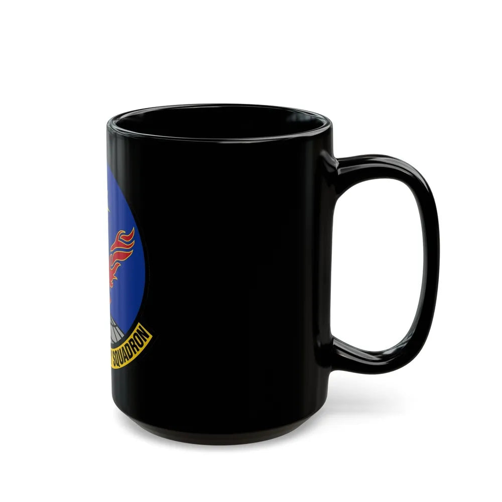 43 Air Mobility Squadron AMC (U.S. Air Force) Black Coffee Mug-Go Mug Yourself