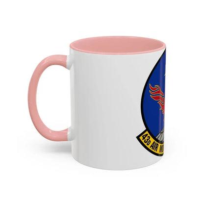 43 Air Mobility Squadron AMC (U.S. Air Force) Accent Coffee Mug - Go Mug Yourself