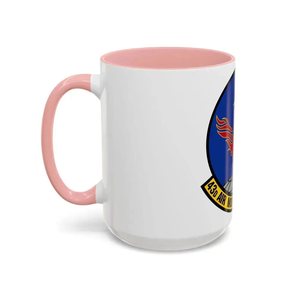 43 Air Mobility Squadron AMC (U.S. Air Force) Accent Coffee Mug - Go Mug Yourself