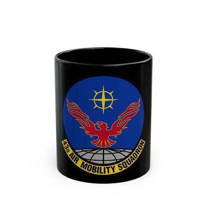 43 Air Mobility Squadron AMC (U.S. Air Force) Black Coffee Mug 11oz - Go Mug Yourself
