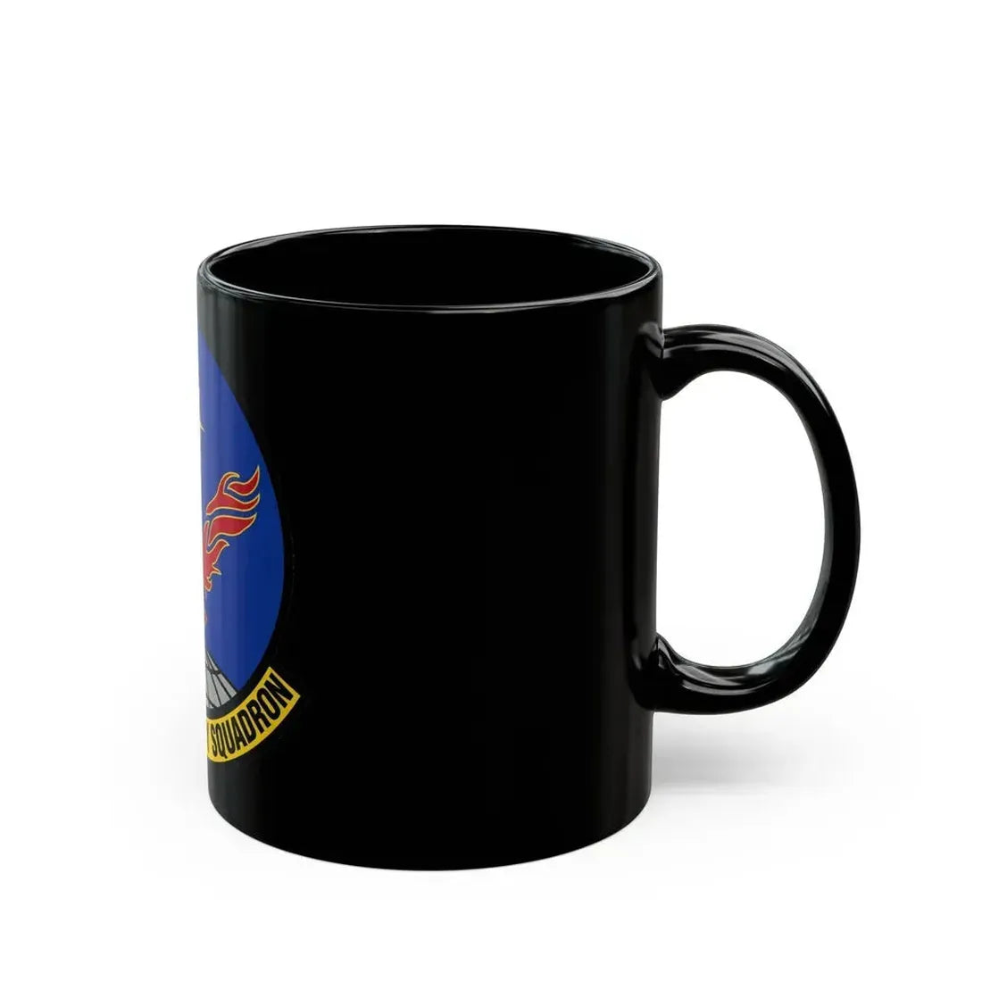 43 Air Mobility Squadron AMC (U.S. Air Force) Black Coffee Mug - Go Mug Yourself