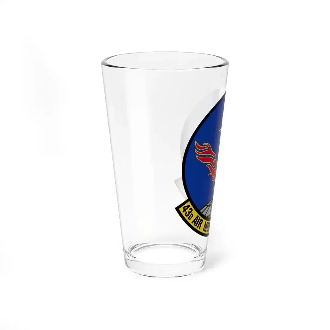43 Air Mobility Squadron AMC (U.S. Air Force) Pint Glass 16oz - Go Mug Yourself