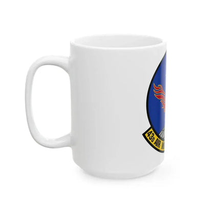 43 Air Mobility Squadron AMC (U.S. Air Force) White Coffee Mug - Go Mug Yourself