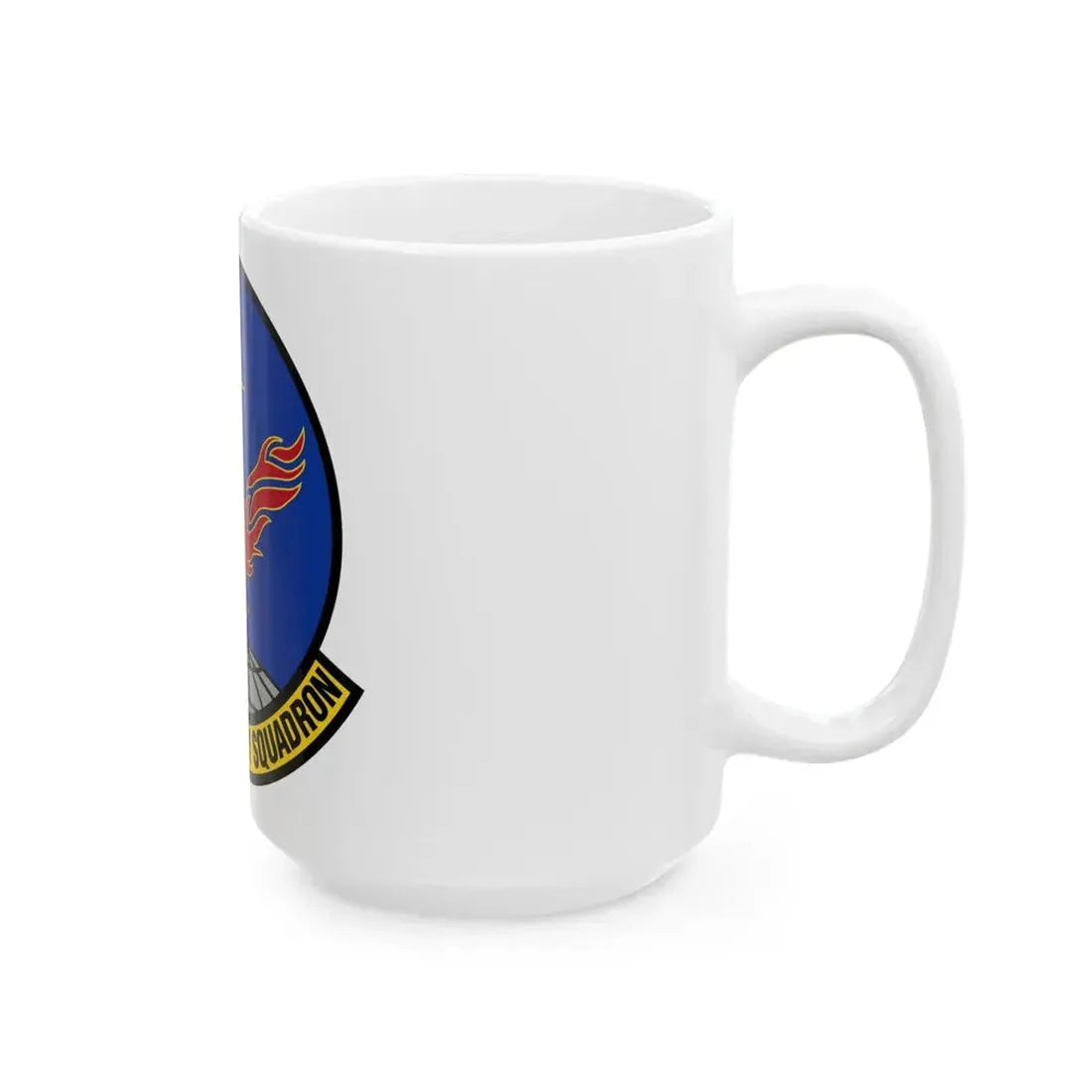 43 Air Mobility Squadron AMC (U.S. Air Force) White Coffee Mug - Go Mug Yourself