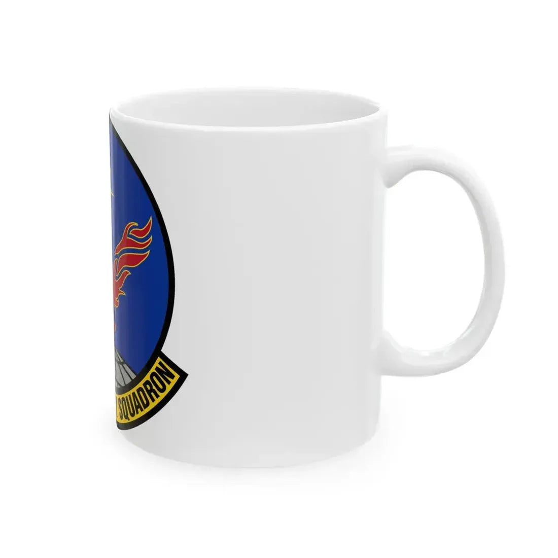 43 Air Mobility Squadron AMC (U.S. Air Force) White Coffee Mug - Go Mug Yourself