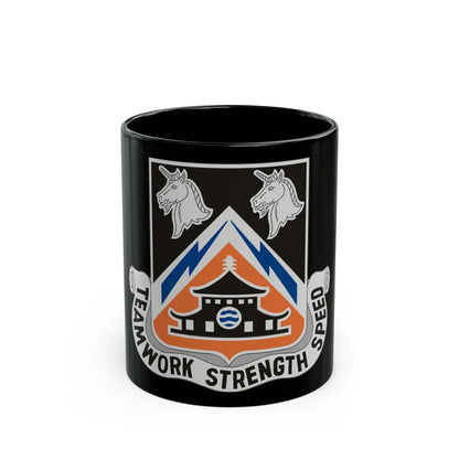 43 Signal Battalion (U.S. Army) Black Coffee Mug-11oz-Go Mug Yourself