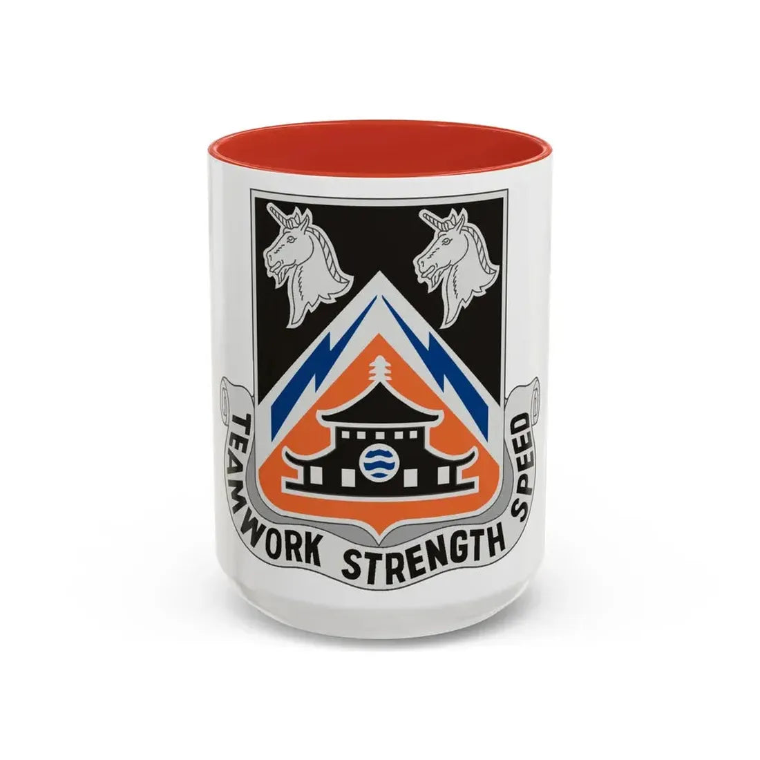 43 Signal Battalion (U.S. Army) Accent Coffee Mug 15oz Pink - Go Mug Yourself