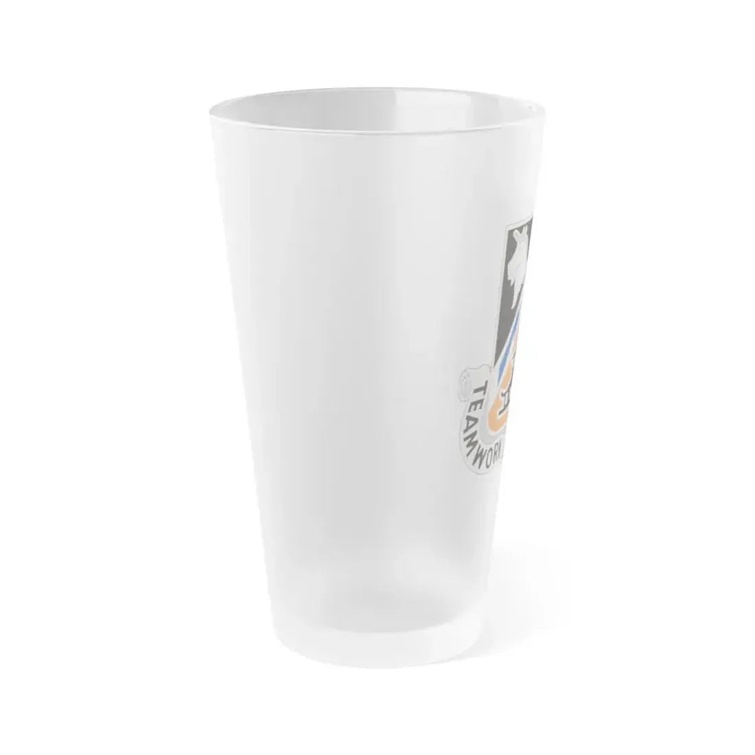 43 Signal Battalion (U.S. Army) Frosted Pint Glass 16oz - Go Mug Yourself