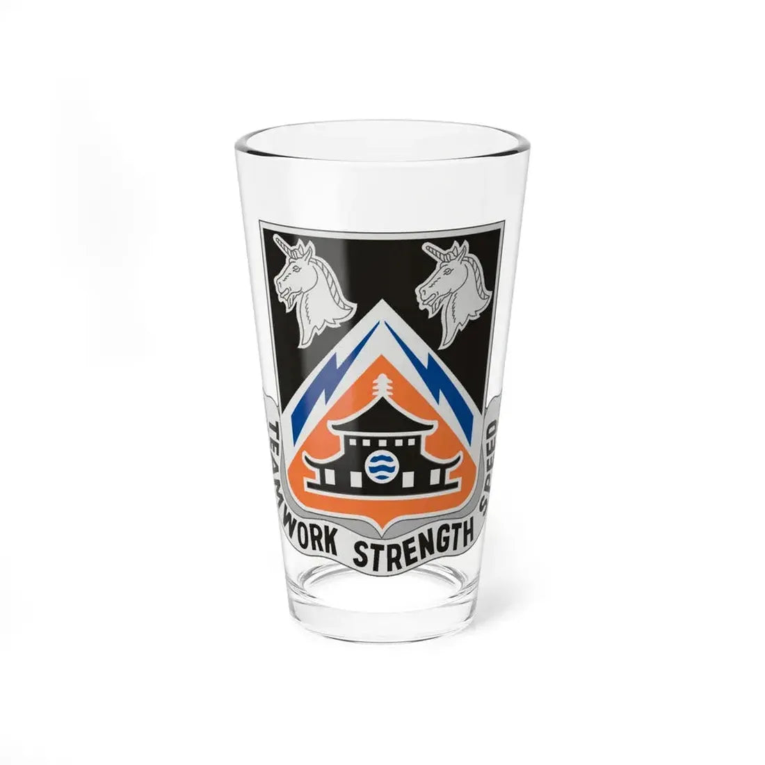 43 Signal Battalion (U.S. Army) Pint Glass 16oz 16oz - Go Mug Yourself