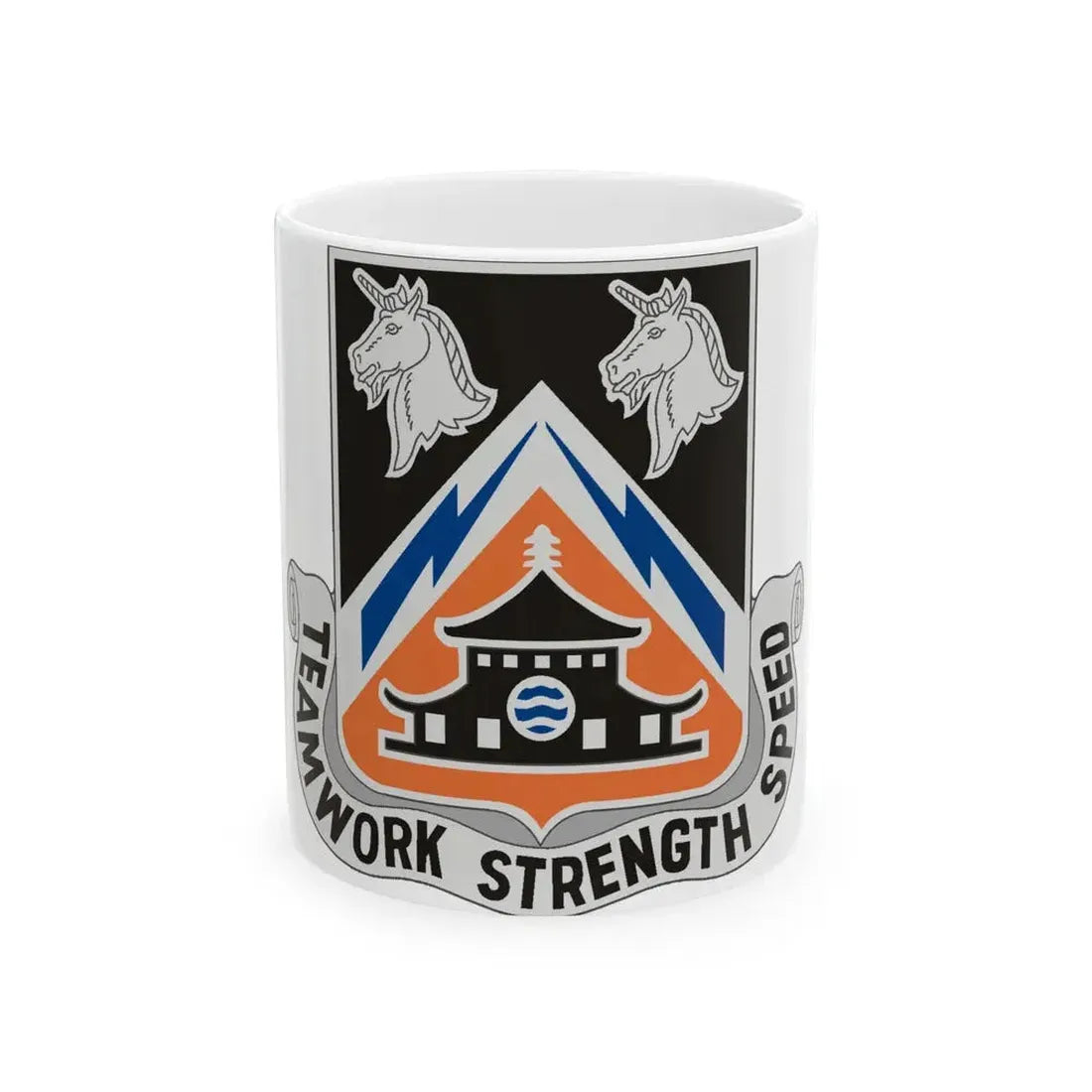 43 Signal Battalion (U.S. Army) White Coffee Mug 11oz - Go Mug Yourself