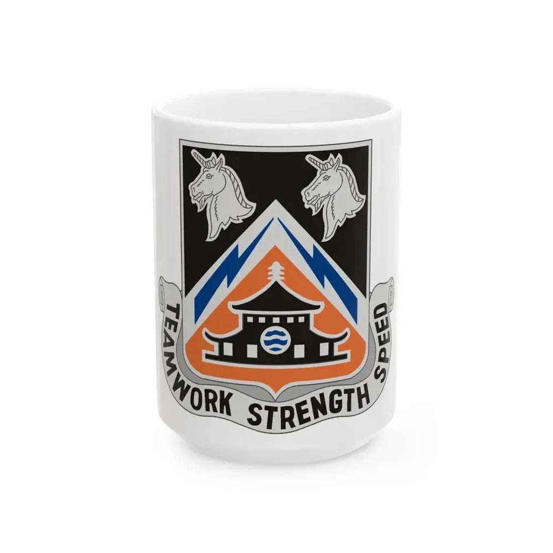 43 Signal Battalion (U.S. Army) White Coffee Mug 15oz - Go Mug Yourself