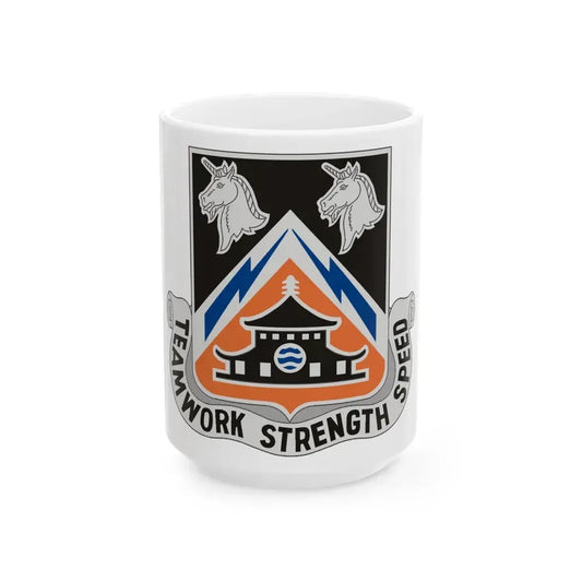 43 Signal Battalion (U.S. Army) White Coffee Mug 15oz - Go Mug Yourself