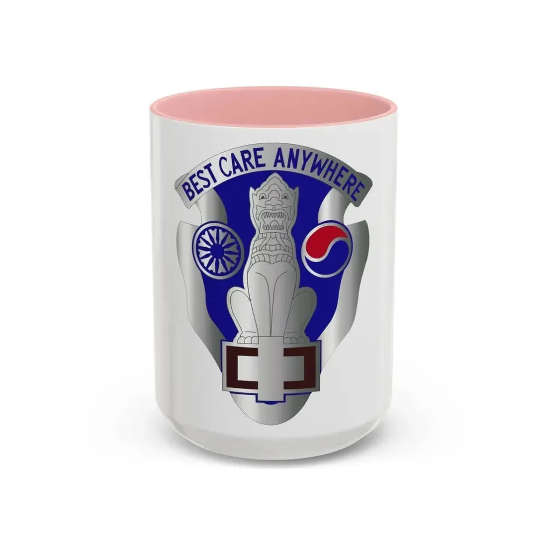 43 Surgical Hospital (U.S. Army) Accent Coffee Mug 15oz Pink - Go Mug Yourself