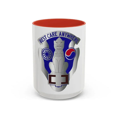 43 Surgical Hospital (U.S. Army) Accent Coffee Mug 15oz Red - Go Mug Yourself
