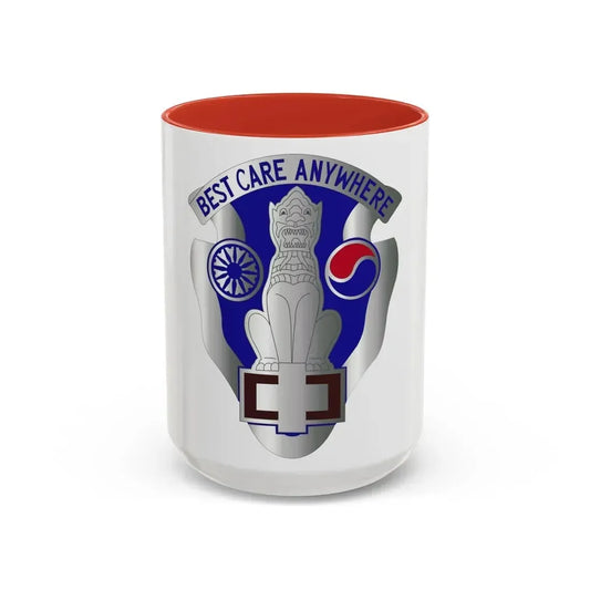43 Surgical Hospital (U.S. Army) Accent Coffee Mug 15oz Red - Go Mug Yourself