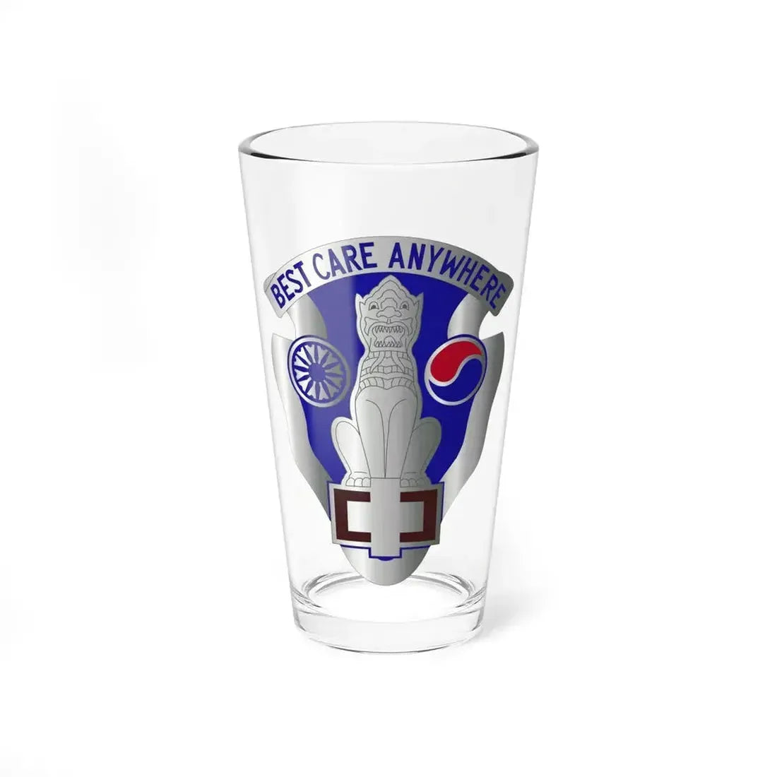 43 Surgical Hospital (U.S. Army) Pint Glass 16oz 16oz - Go Mug Yourself