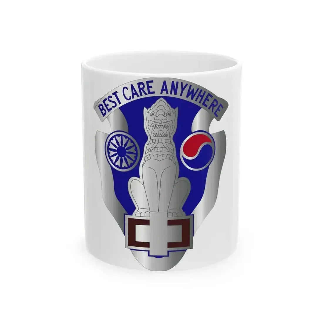 43 Surgical Hospital (U.S. Army) White Coffee Mug 11oz - Go Mug Yourself