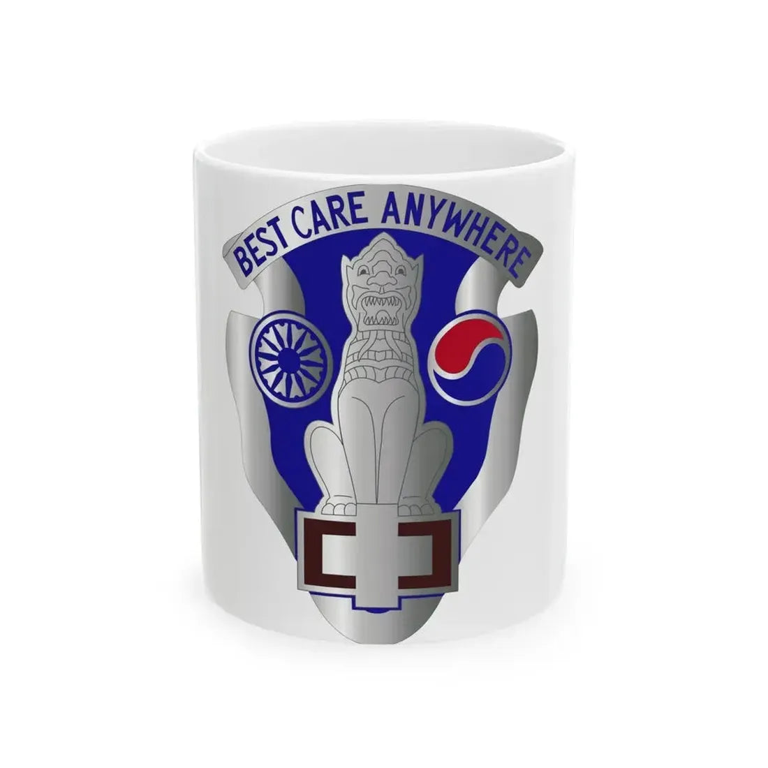 43 Surgical Hospital (U.S. Army) White Coffee Mug 11oz - Go Mug Yourself