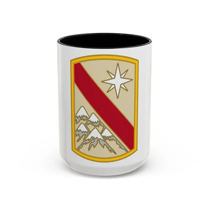 43 Sustainment Brigade (U.S. Army) Accent Coffee Mug-15oz-Black-Go Mug Yourself