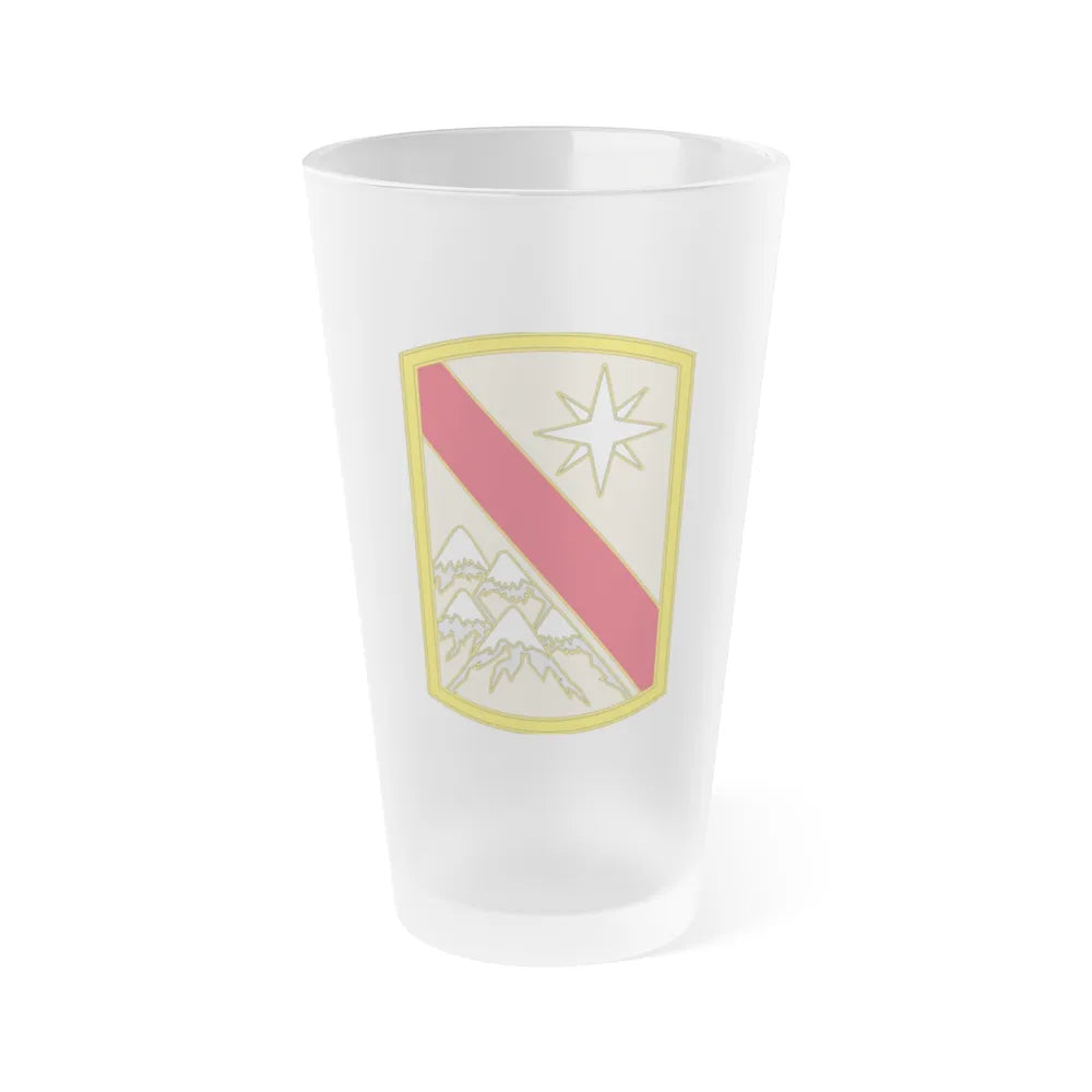 43 Sustainment Brigade (U.S. Army) Frosted Pint Glass 16oz-Go Mug Yourself