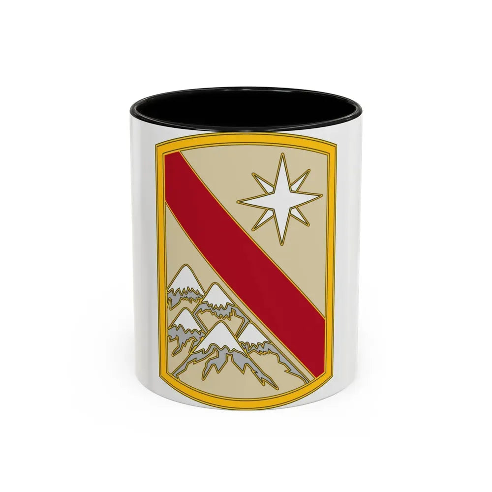 43 Sustainment Brigade (U.S. Army) Accent Coffee Mug 11oz Black - Go Mug Yourself