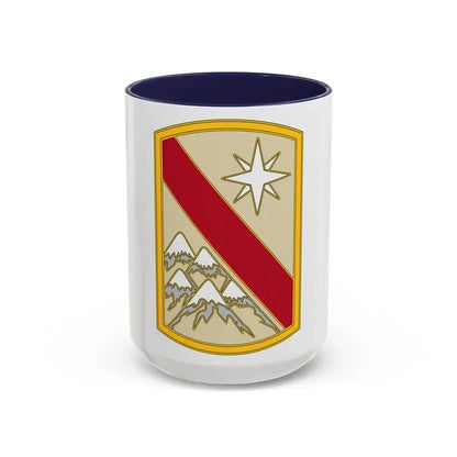 43 Sustainment Brigade (U.S. Army) Accent Coffee Mug 15oz Navy - Go Mug Yourself