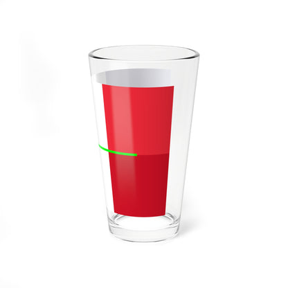 Flag of France colour shade comparison 063712 (France) Pint Glass 16oz
