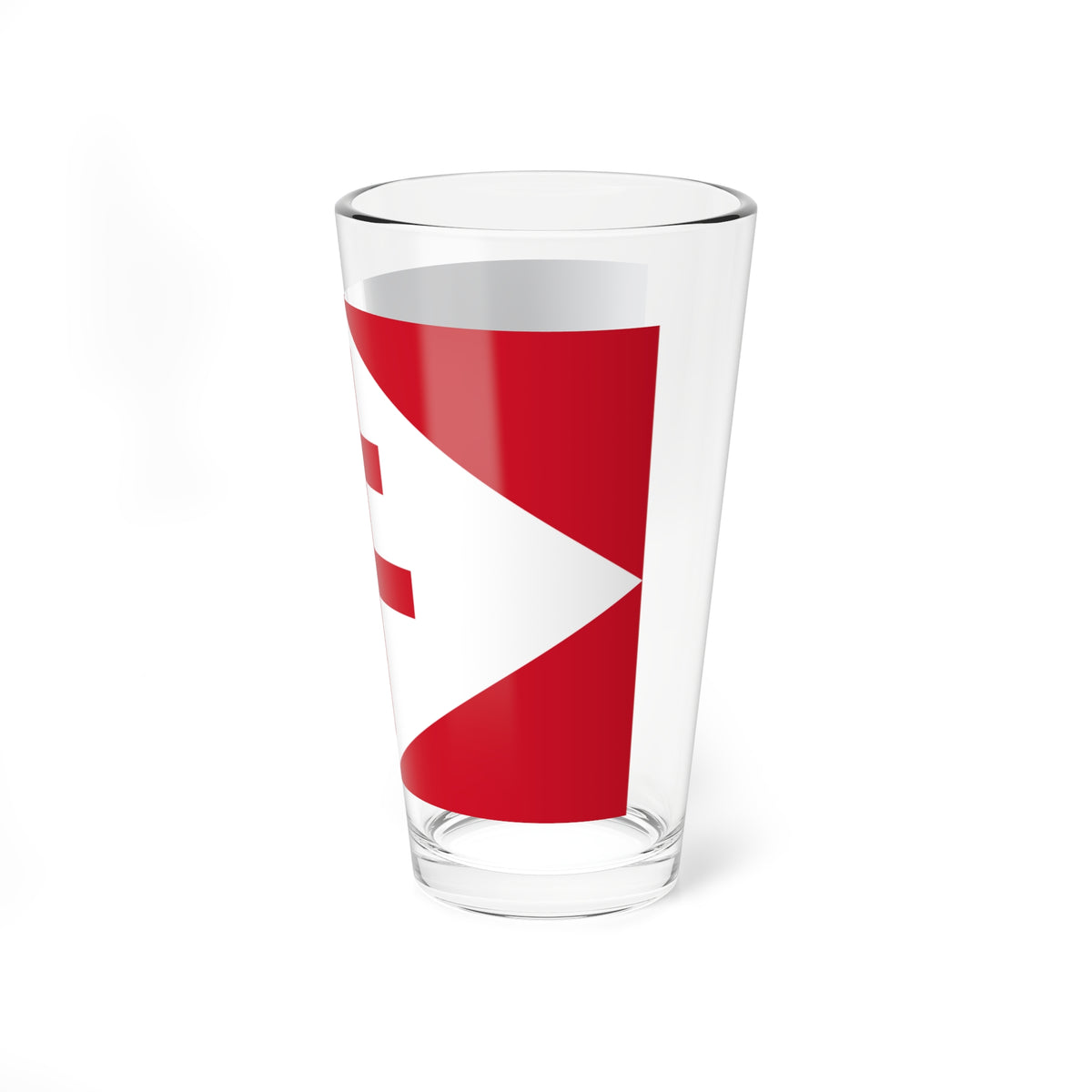Naval Jack of Free France (Belgium) Pint Glass 16oz
