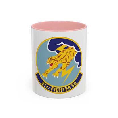 81st Fighter Squadron (U.S. Air Force) Accent Coffee Mug