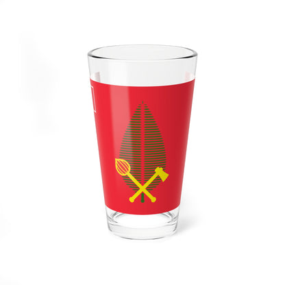 Flag of Alo 1976-2020 (France) Pint Glass 16oz