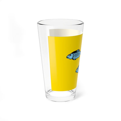 Flag of Novooskolsky rayon (Russia) Pint Glass 16oz