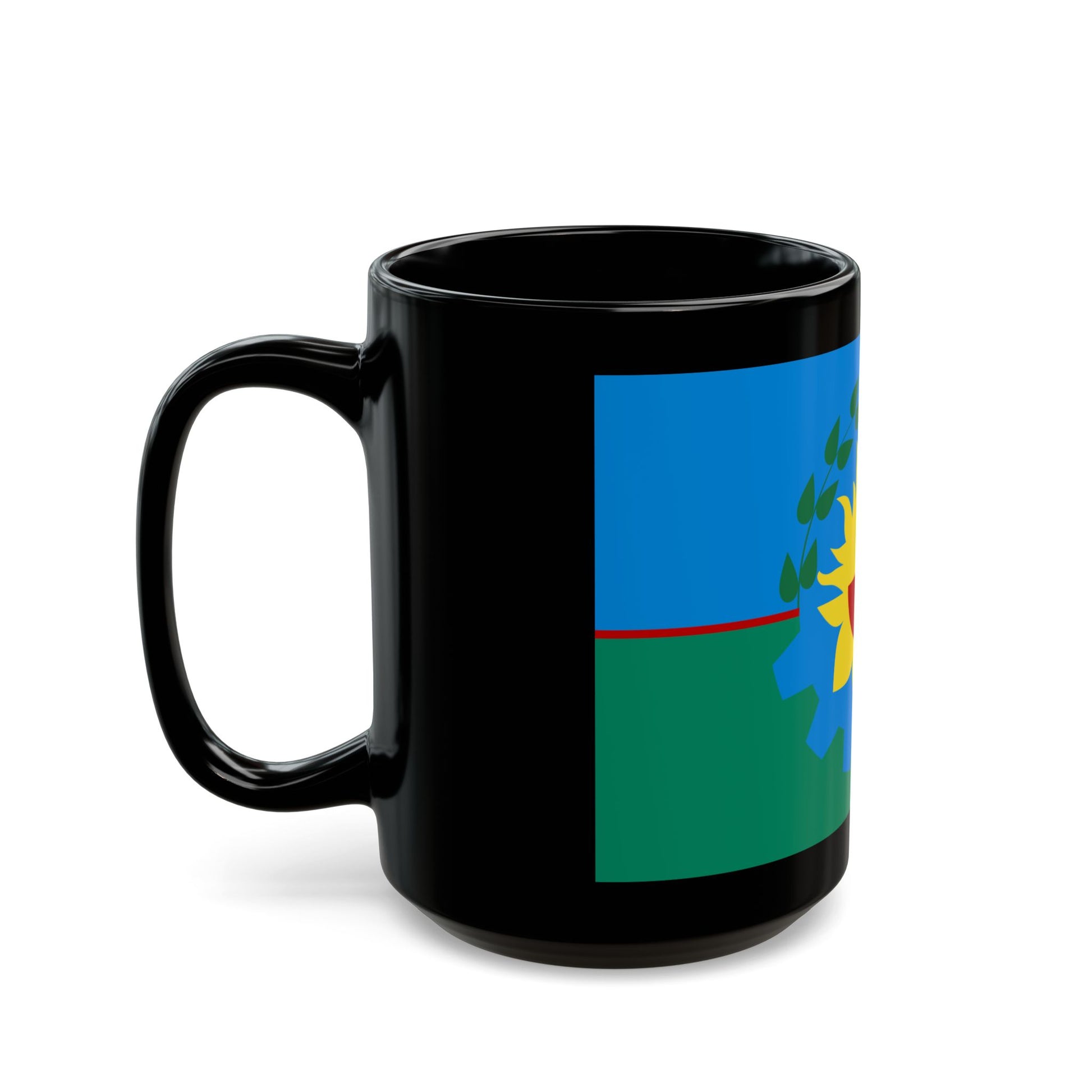 Flag of Buenos Aires Province Argentina - Black Coffee Mug-Go Mug Yourself