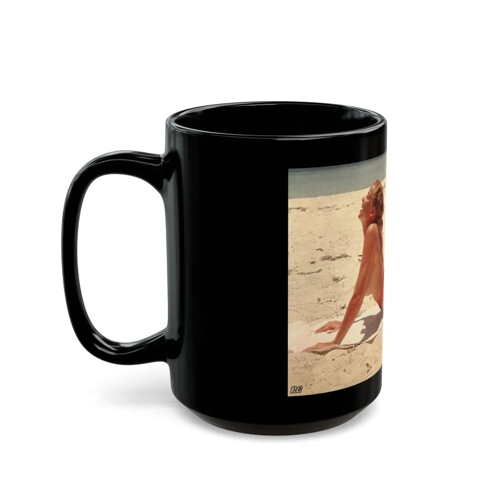 Eve Meyer #12 (Vintage Female Icon) Black Coffee Mug-Go Mug Yourself