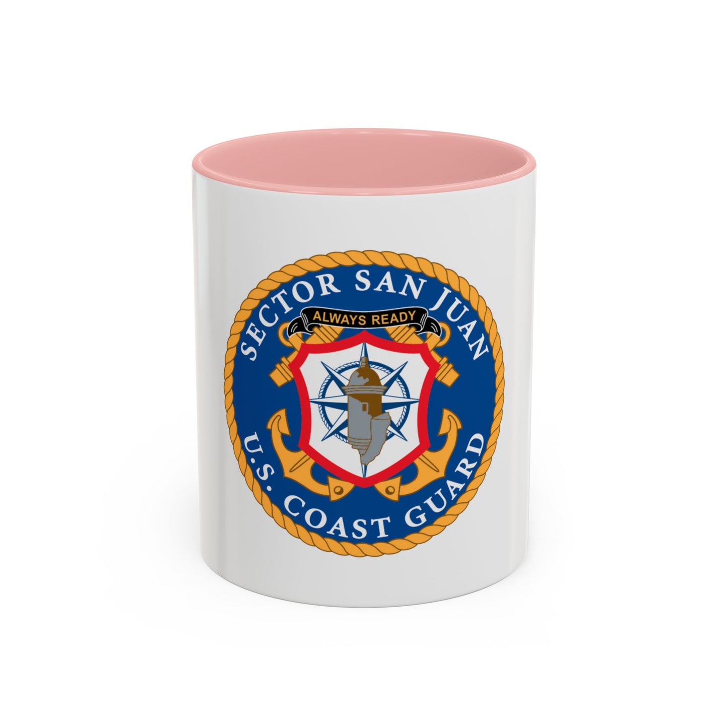 USCG Sector San Juan (U.S. Coast Guard) Accent Coffee Mug