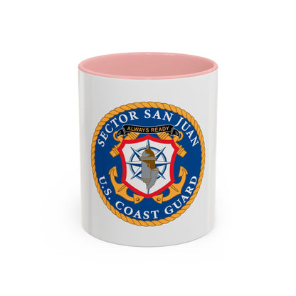 USCG Sector San Juan (U.S. Coast Guard) Accent Coffee Mug