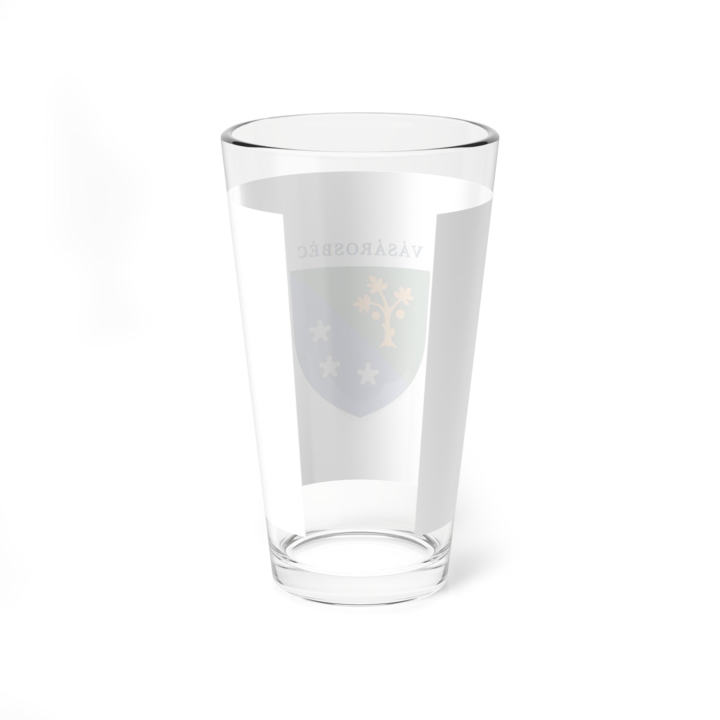 Flag of Vasarosbec (Hungary) Pint Glass 16oz