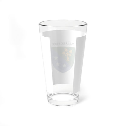Flag of Vasarosbec (Hungary) Pint Glass 16oz