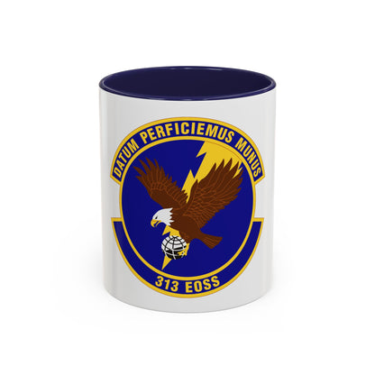 313th Expeditionary Operations Support Squadron (U.S. Air Force) Accent Coffee Mug