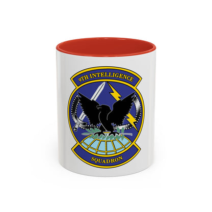 9th Intelligence Sq (U.S. Air Force) Accent Coffee Mug