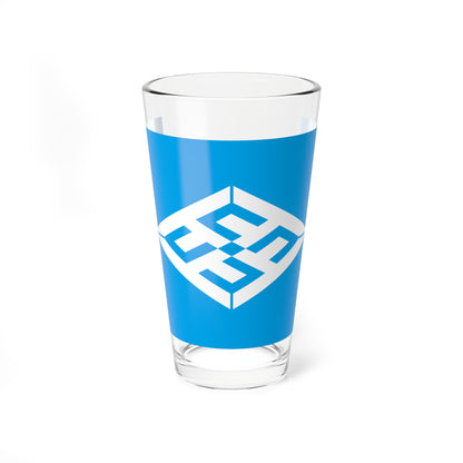 Flag of Kamiiso Hokkaido 1916-2006 (Japan) Pint Glass 16oz
