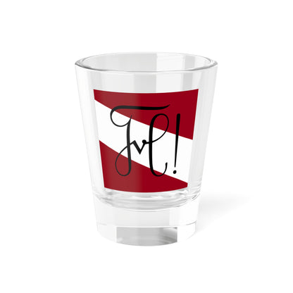 Fahne Studentenverbindung Helvetia (Switzerland) Shot Glass 1.5oz